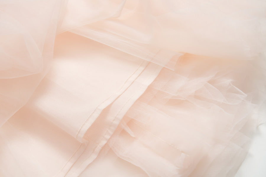 Blush Ripple Bloom Dress