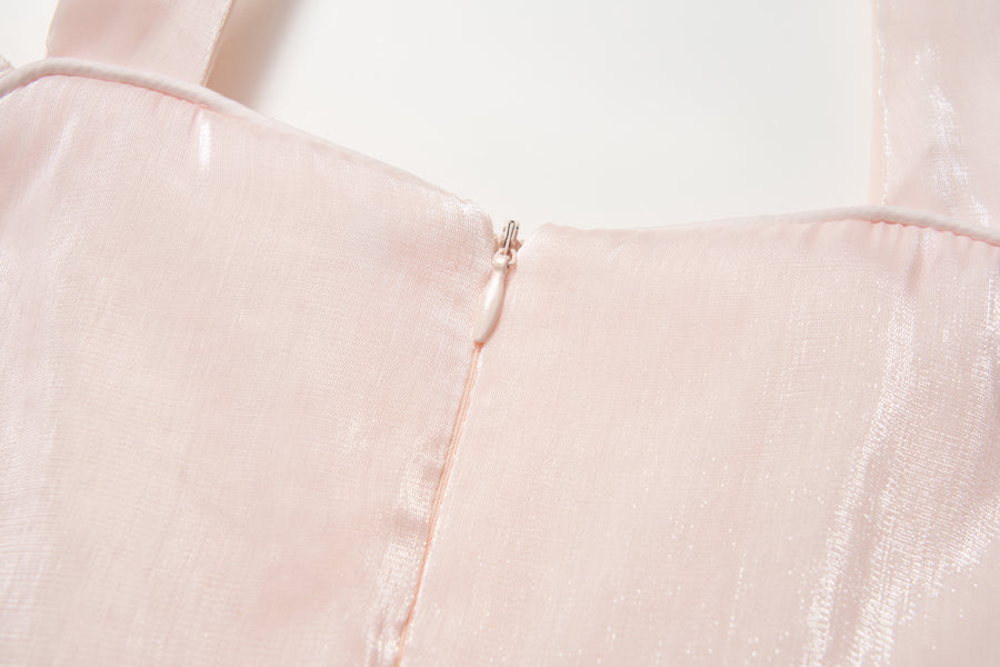 Blush Ripple Bloom Dress