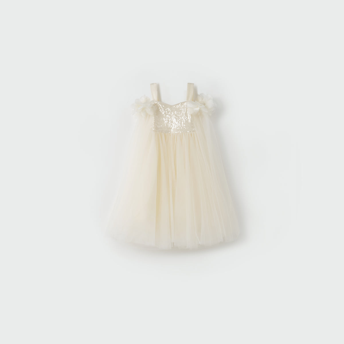 Champagne Ripple Bloom Dress