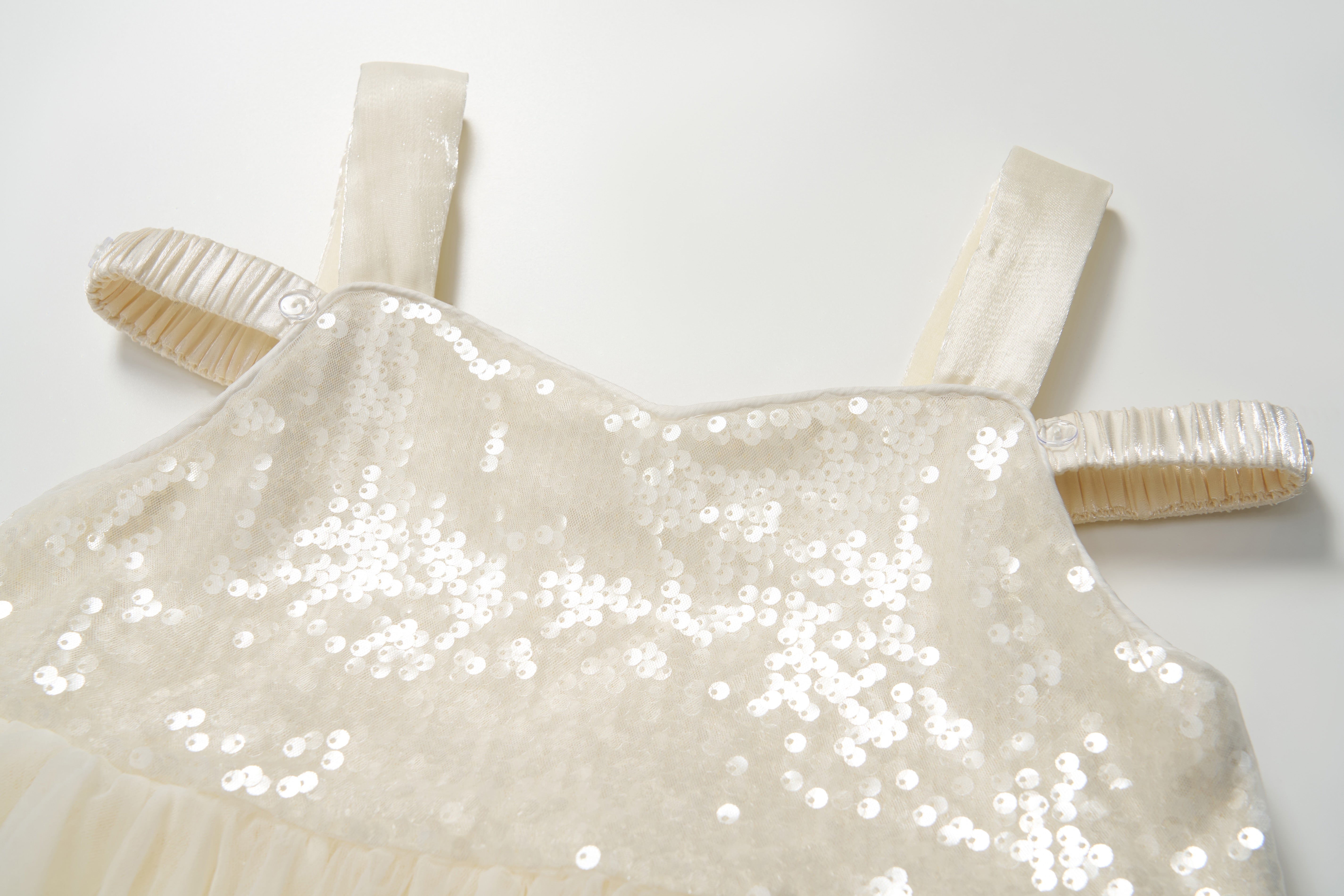 Champagne Ripple Bloom Dress