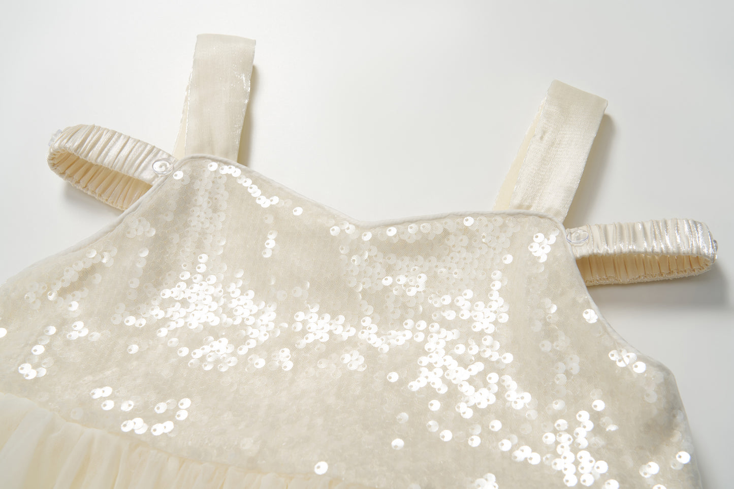 Champagne Ripple Bloom Dress