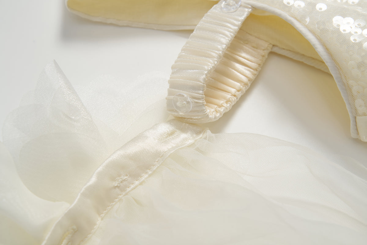 Champagne Ripple Bloom Dress