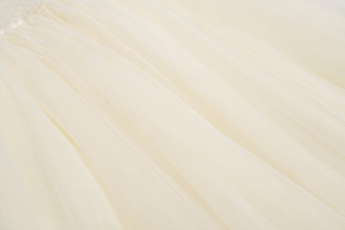 Champagne Ripple Bloom Dress