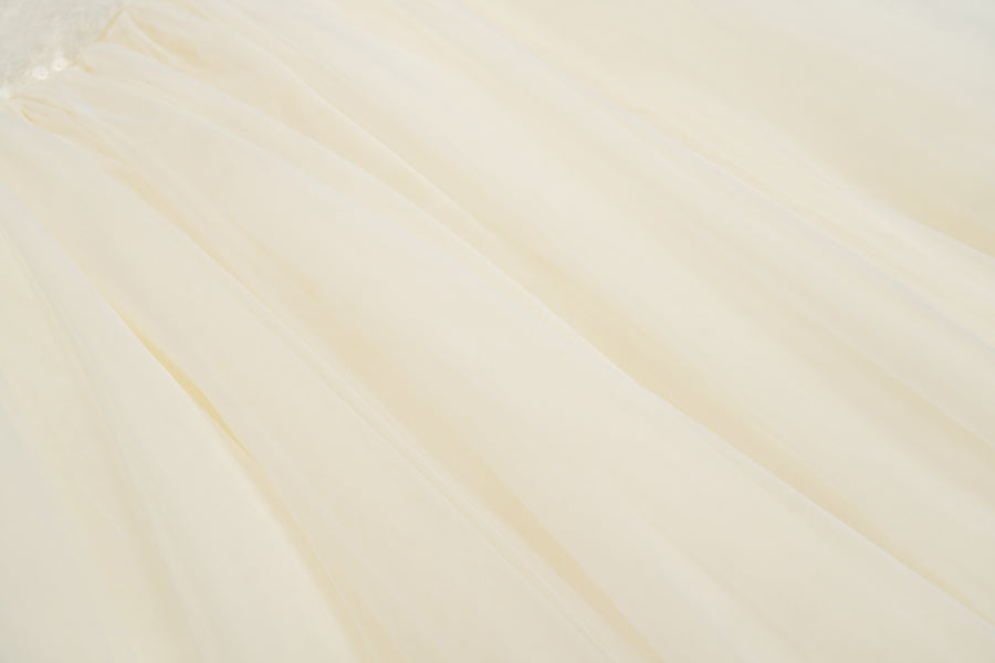 Champagne Ripple Bloom Dress