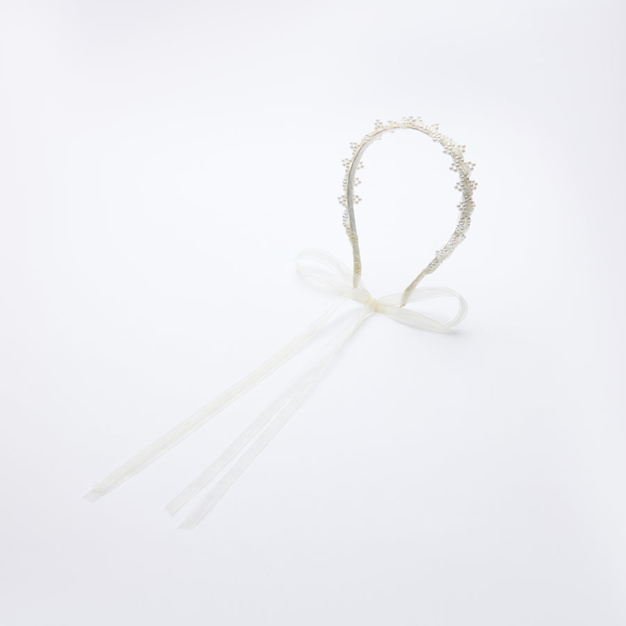 Pearl Waltz Ribbon Headband