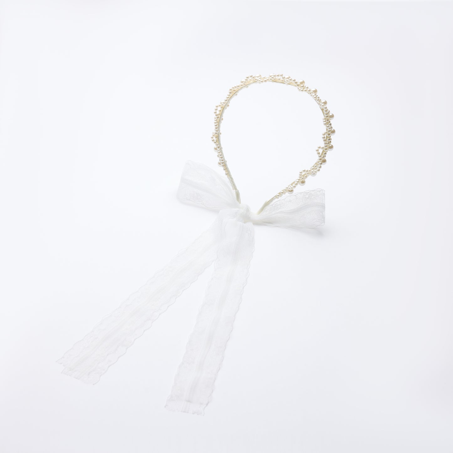 Moonlit Pearl Lace Headband