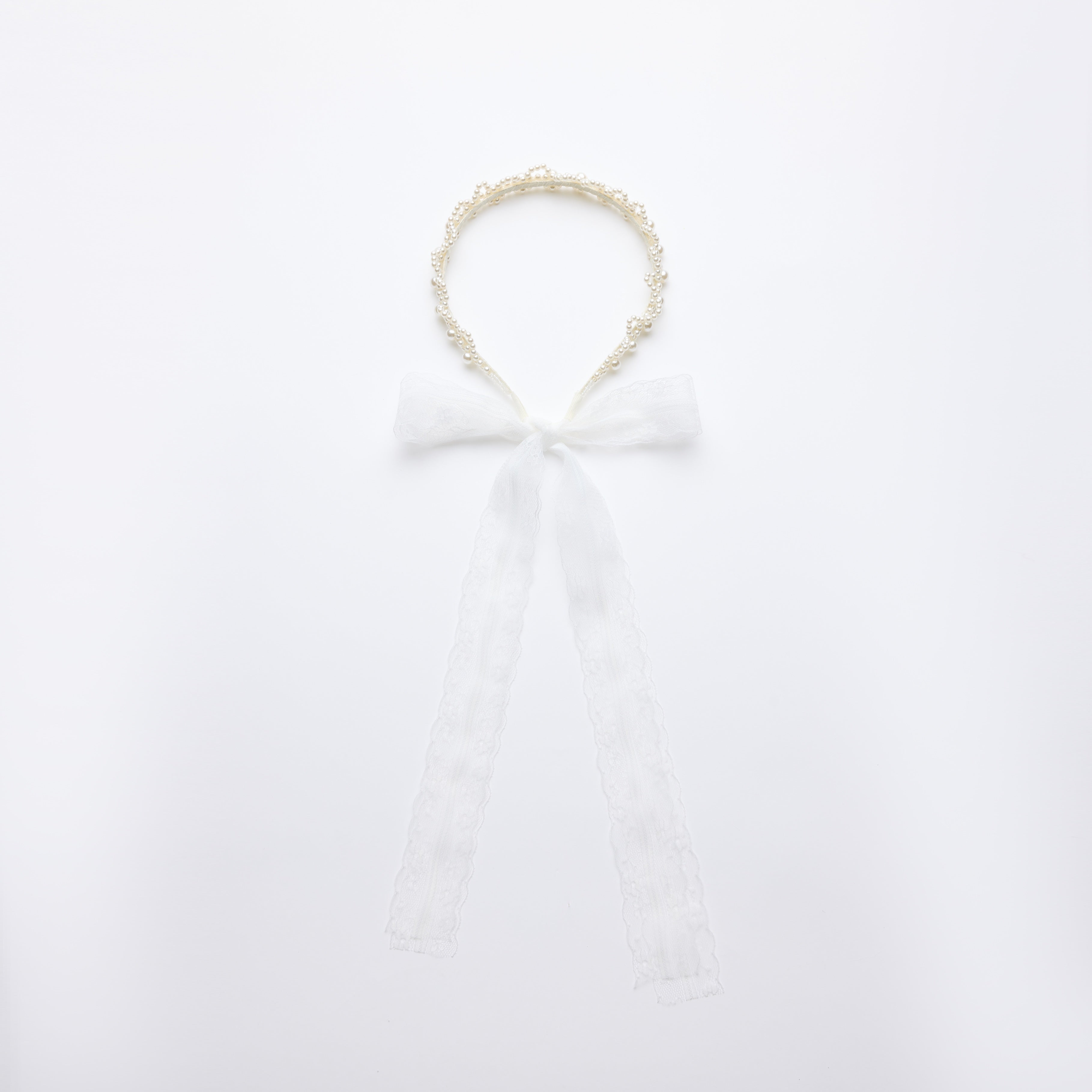 Moonlit Pearl Lace Headband
