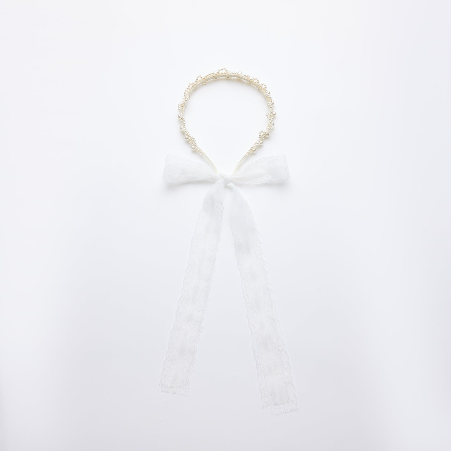 Moonlit Pearl Lace Headband