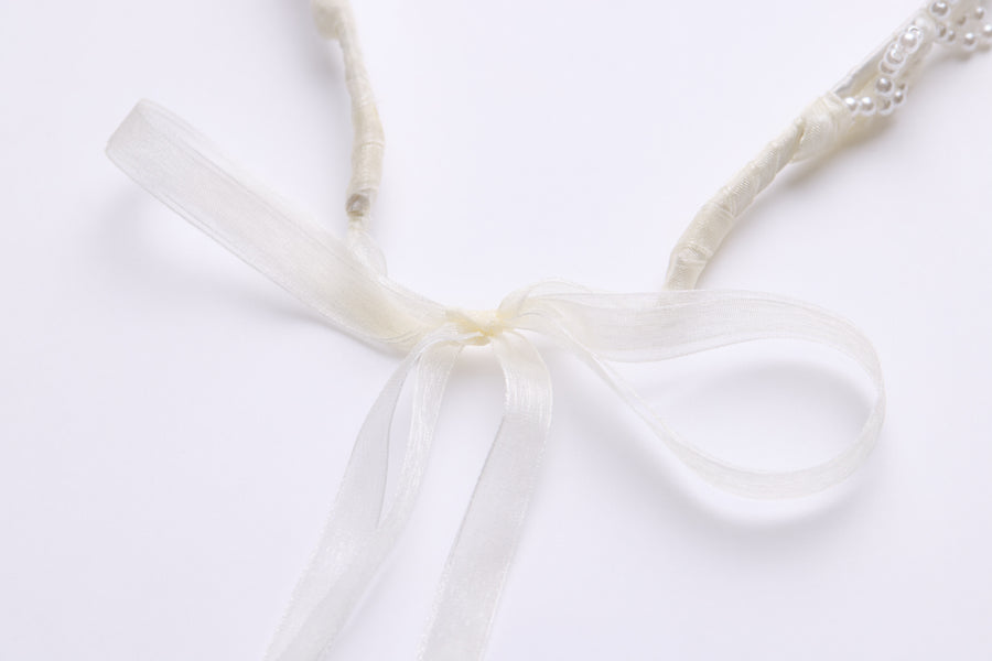 Pearl Waltz Ribbon Headband