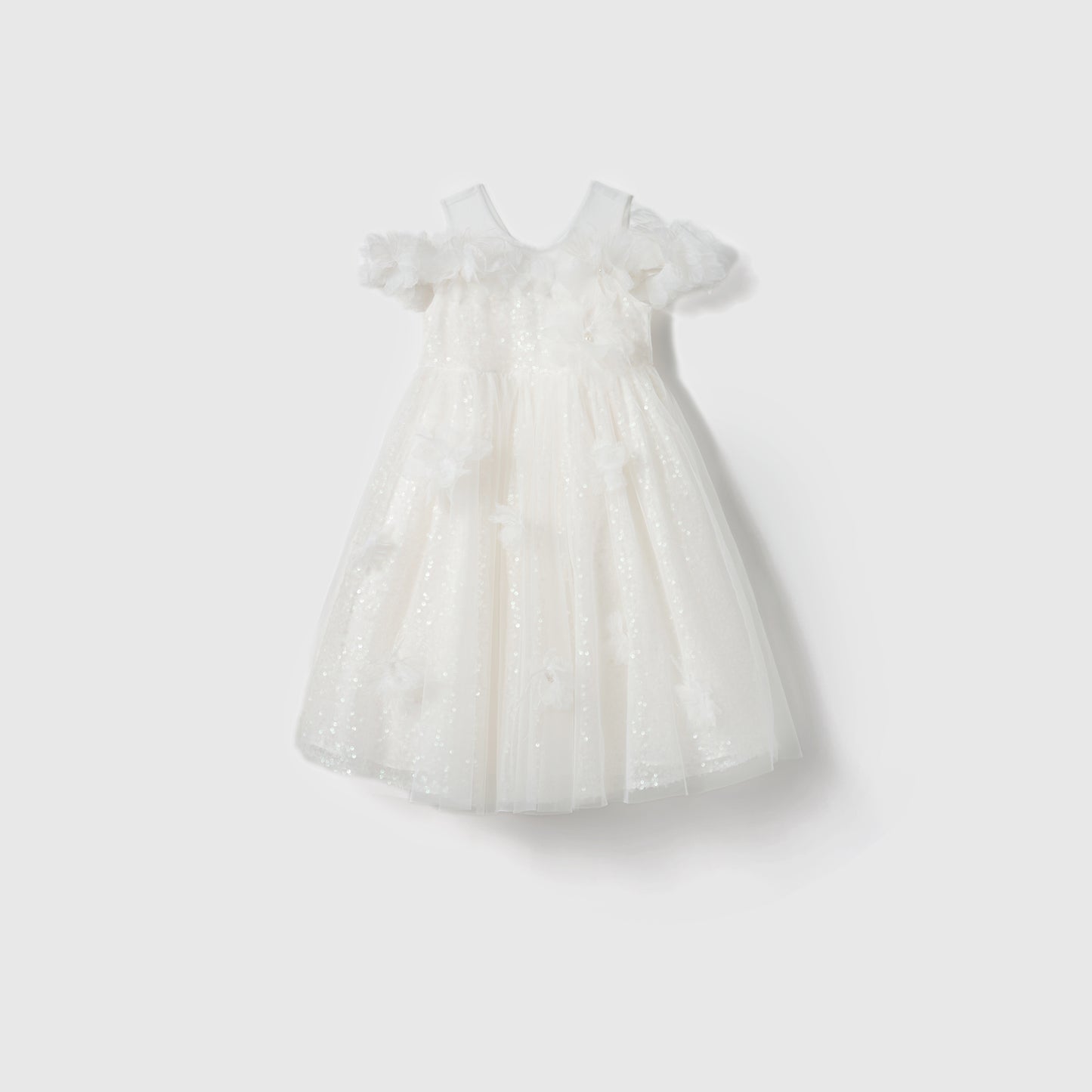 Feathered Whisper Dress