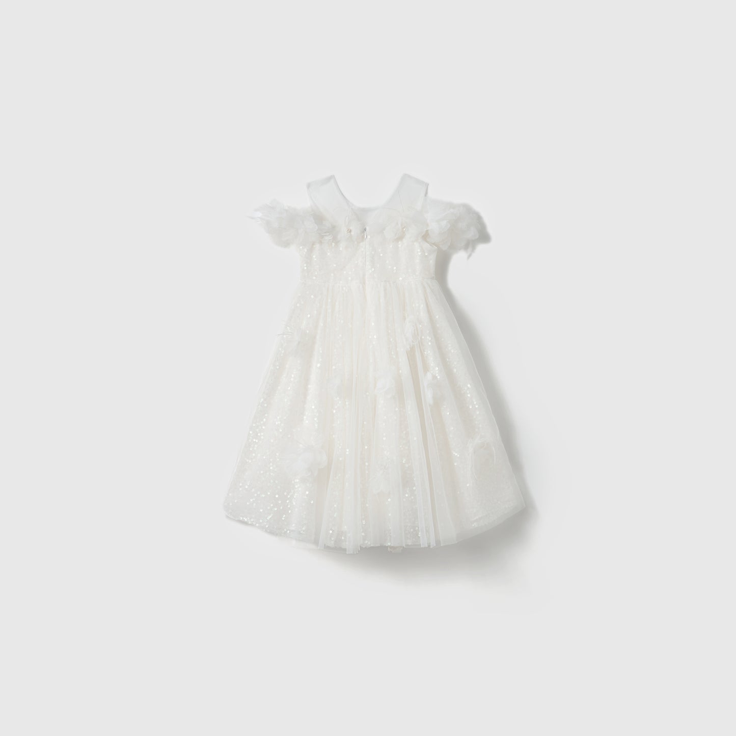 Feathered Whisper Dress