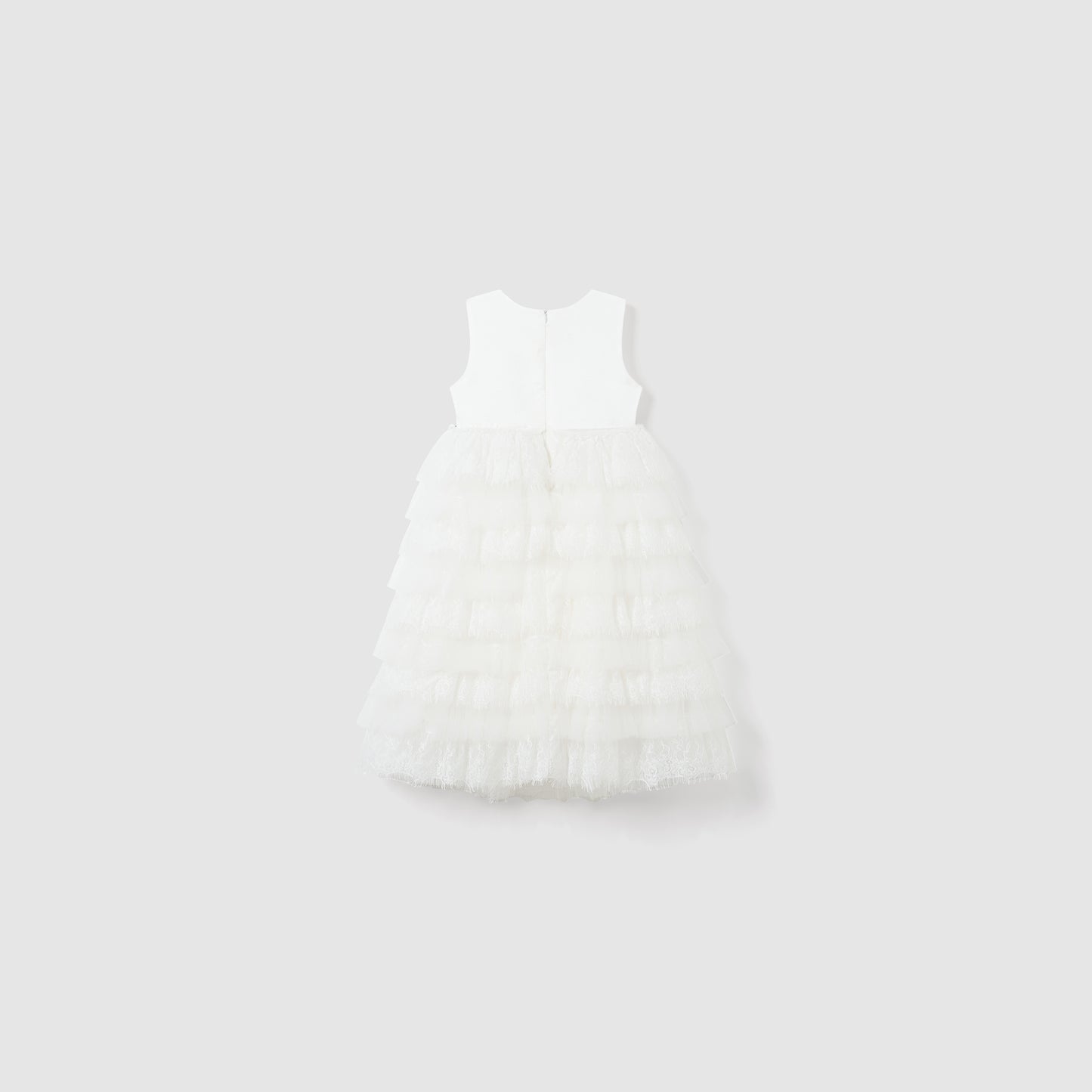 Monochrome Whisper Dress