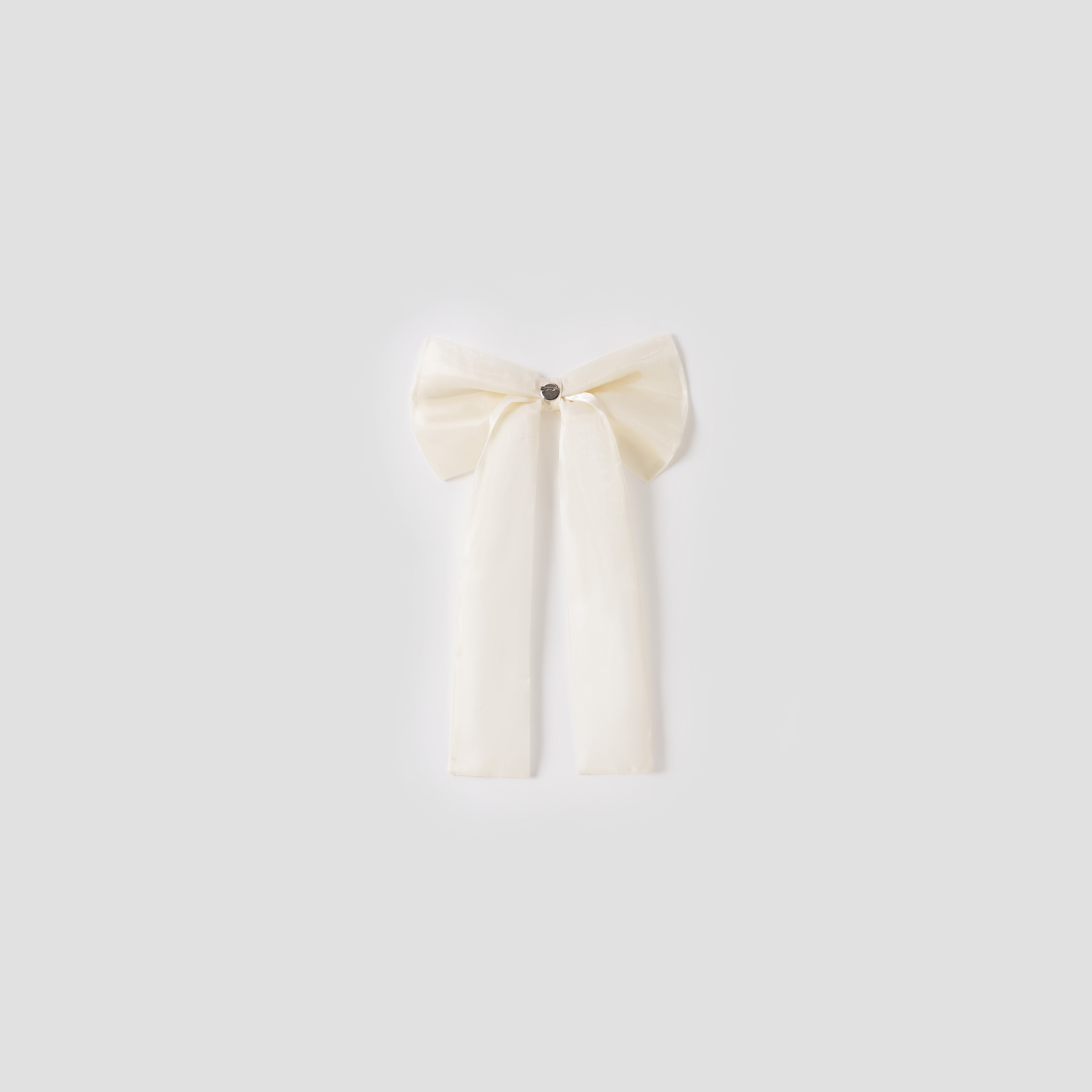 Ivory Petal Blossom Tweed Bow Dress