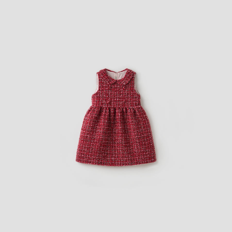 Ruby French Tweed Collar Dress