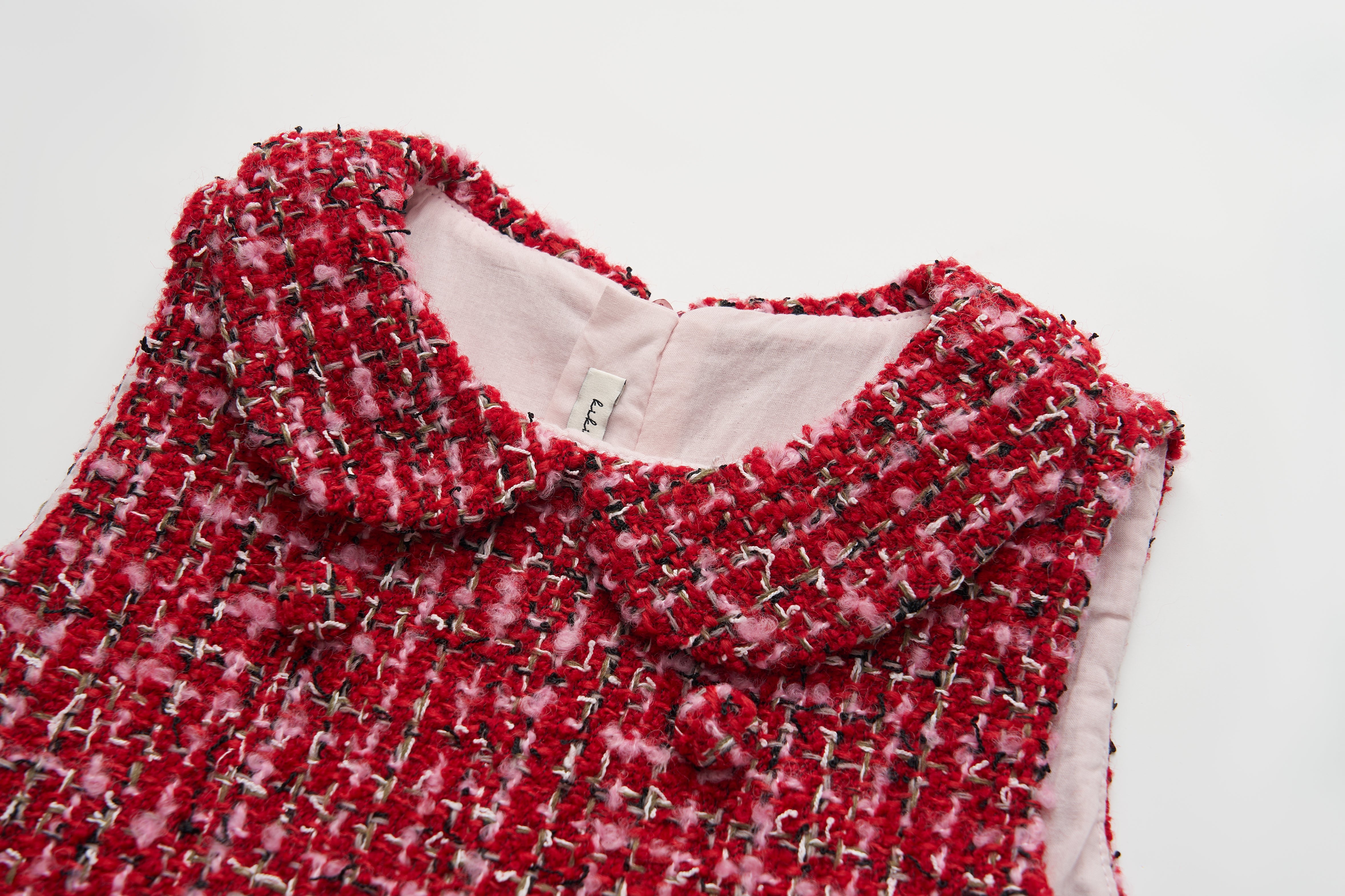 Ruby French Tweed Collar Dress