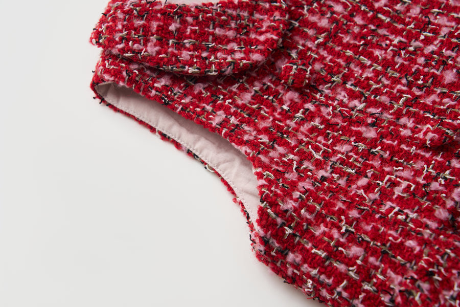 Ruby French Tweed Collar Dress