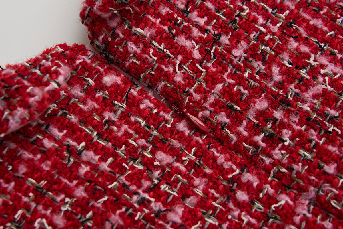 Ruby French Tweed Collar Dress