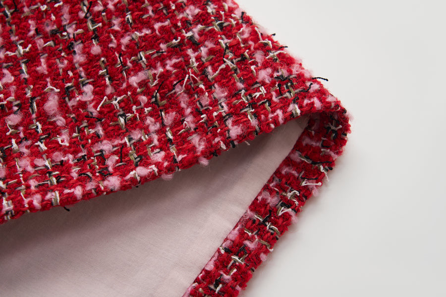 Ruby French Tweed Collar Dress