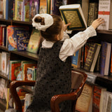 Girls Cloud White Organza Scrunchie