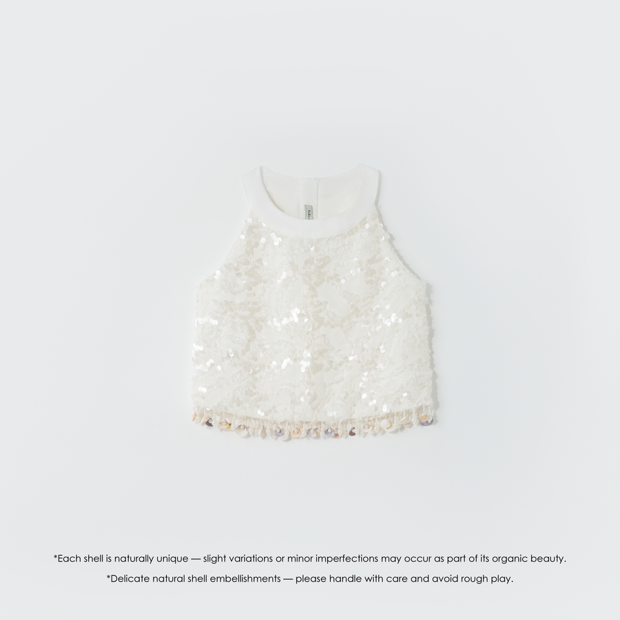 Seaside Pearl Shell Top